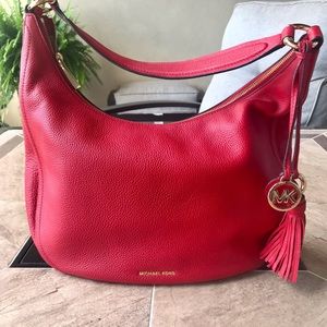 Red Michael Kors Shoulder Bag